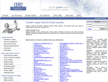 Tablet Screenshot of cerd.cz